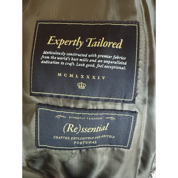 ARITZIA The Slouch Coat Relaxed Loose Fit (Re)essential in Dark Olive NWT Large - Picture 11 of 11